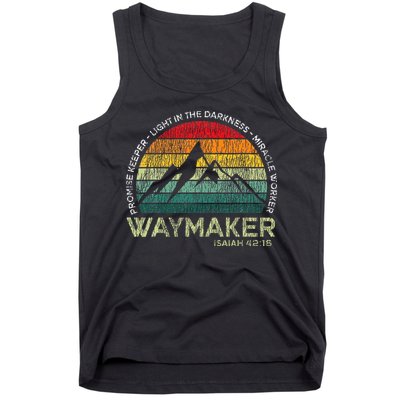 Waymaker Promise Keeper Miracle Worker Christian Tank Top