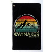 Waymaker Promise Keeper Miracle Worker Christian Golf Towel
