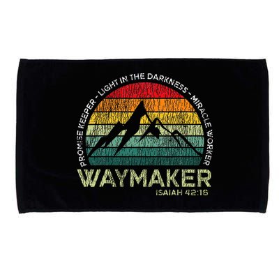 Waymaker Promise Keeper Miracle Worker Christian Microfiber Hand Towel