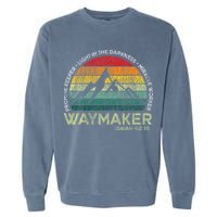Waymaker Promise Keeper Miracle Worker Christian Garment-Dyed Sweatshirt
