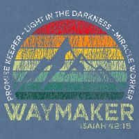 Waymaker Promise Keeper Miracle Worker Christian Garment-Dyed Sweatshirt