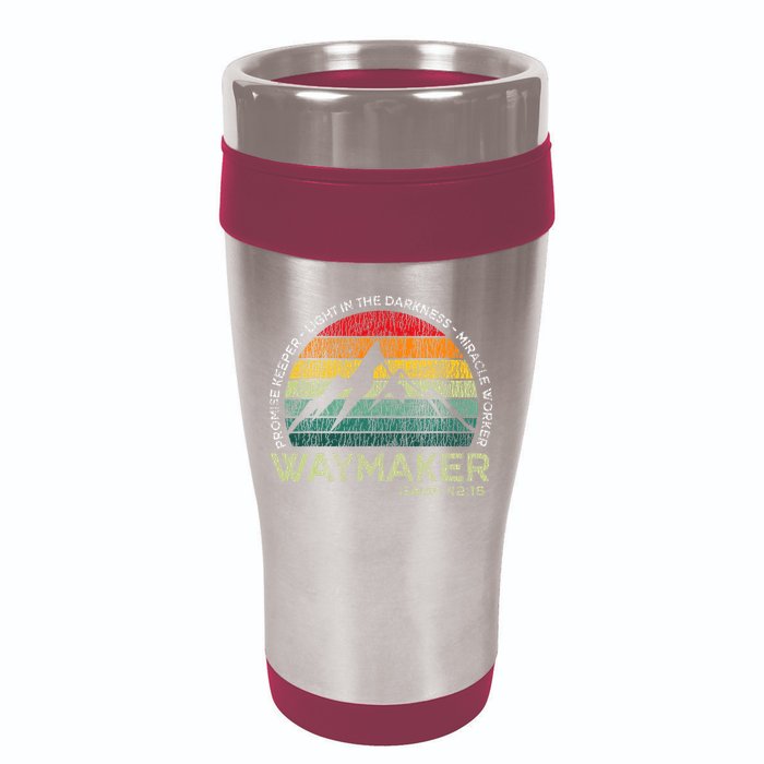 Waymaker Promise Keeper Miracle Worker Christian 16oz Travel Tumbler