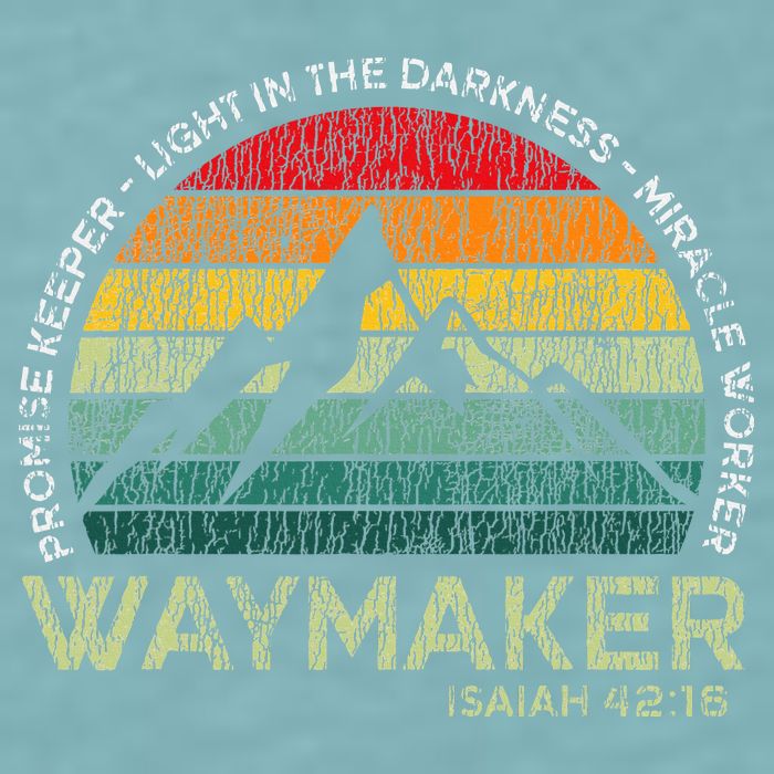 Waymaker Promise Keeper Miracle Worker Christian Sueded Cloud Jersey T-Shirt