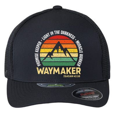 Waymaker Promise Keeper Miracle Worker Christian Believer Flexfit Unipanel Trucker Cap