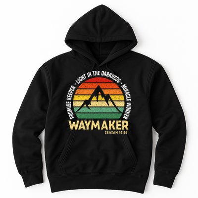 Waymaker Promise Keeper Miracle Worker Christian Believer Hoodie