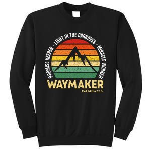 Waymaker Promise Keeper Miracle Worker Christian Believer Sweatshirt