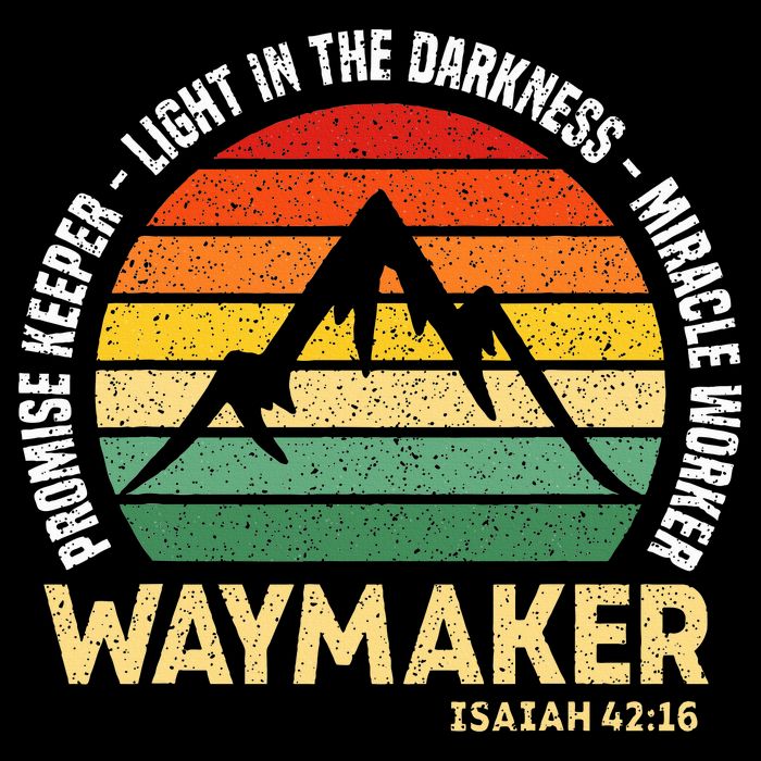 Waymaker Promise Keeper Miracle Worker Christian Believer Impact Tech Backpack