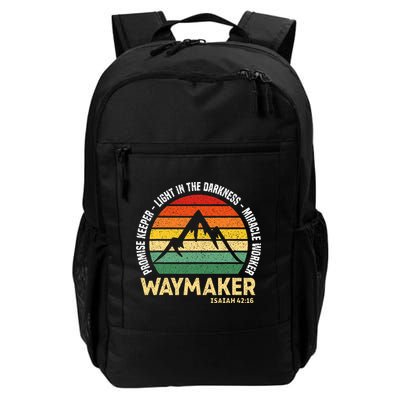Waymaker Promise Keeper Miracle Worker Christian Believer Backpack