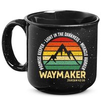 Waymaker Promise Keeper Miracle Worker Christian Believer 15oz Campfire Ceramic Mug