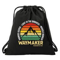 Waymaker Promise Keeper Miracle Worker Christian Believer Drawstring Bag