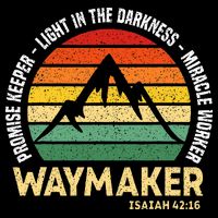 Waymaker Promise Keeper Miracle Worker Christian Believer Drawstring Bag