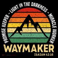 Waymaker Promise Keeper Miracle Worker Christian Believer Flatbill Hat