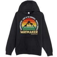 Waymaker Promise Keeper Miracle Worker Christian Believer Premium Pullover Hoodie