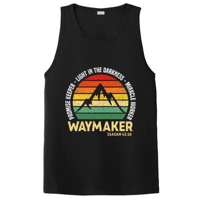 Waymaker Promise Keeper Miracle Worker Christian Believer PosiCharge Competitor Tank
