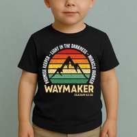 Waymaker Promise Keeper Miracle Worker Christian Believer Toddler T-Shirt