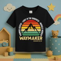Waymaker Promise Keeper Miracle Worker Christian Believer Toddler T-Shirt