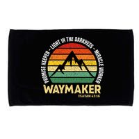 Waymaker Promise Keeper Miracle Worker Christian Believer Microfiber Hand Towel