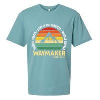 Waymaker Promise Keeper Miracle Worker Christian Believer Sueded Cloud Jersey T-Shirt