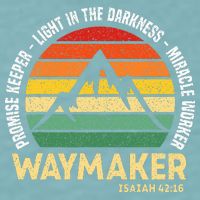 Waymaker Promise Keeper Miracle Worker Christian Believer Sueded Cloud Jersey T-Shirt
