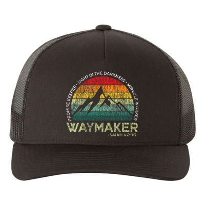 Waymaker Promise Keeper Miracle Worker Christian Yupoong Adult 5-Panel Trucker Hat