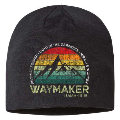 Waymaker Promise Keeper Miracle Worker Christian Sustainable Beanie