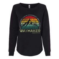 Waymaker Promise Keeper Miracle Worker Christian Womens California Wash Sweatshirt