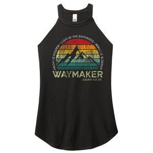 Waymaker Promise Keeper Miracle Worker Christian Women's Perfect Tri Rocker Tank