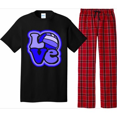 Water Polo Love For Teen And Shades Of Blue Design Cute Gift Pajama Set