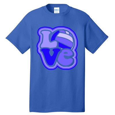 Water Polo Love For Teen And Shades Of Blue Design Cute Gift Tall T-Shirt