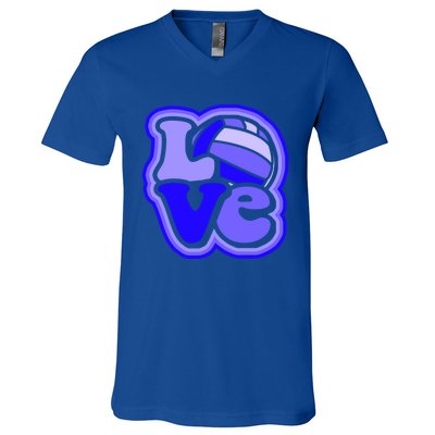 Water Polo Love For Teen And Shades Of Blue Design Cute Gift V-Neck T-Shirt