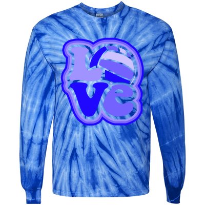 Water Polo Love For Teen And Shades Of Blue Design Cute Gift Tie-Dye Long Sleeve Shirt