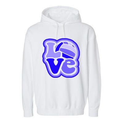 Water Polo Love For Teen And Shades Of Blue Design Cute Gift Garment-Dyed Fleece Hoodie