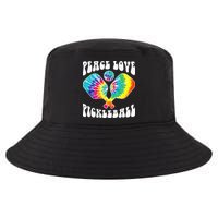 Wo Peace Love Pickleball Funny Pickleball Player Cool Comfort Performance Bucket Hat