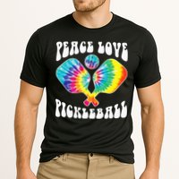 Wo Peace Love Pickleball Funny Pickleball Player Cooling Performance Crew T-Shirt