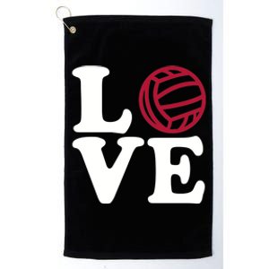 Water Polo Love Great Gift Platinum Collection Golf Towel