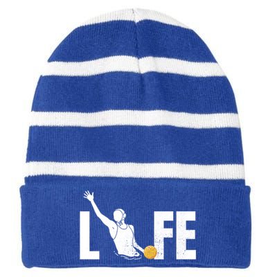 Water Polo Life Water Polo Player Gift Love Water Polo Cool Gift Striped Beanie with Solid Band