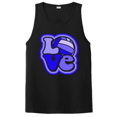 Water Polo Love For Teen And Shades Of Blue Design Cute Gift PosiCharge Competitor Tank