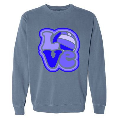 Water Polo Love For Teen And Shades Of Blue Design Cute Gift Garment-Dyed Sweatshirt