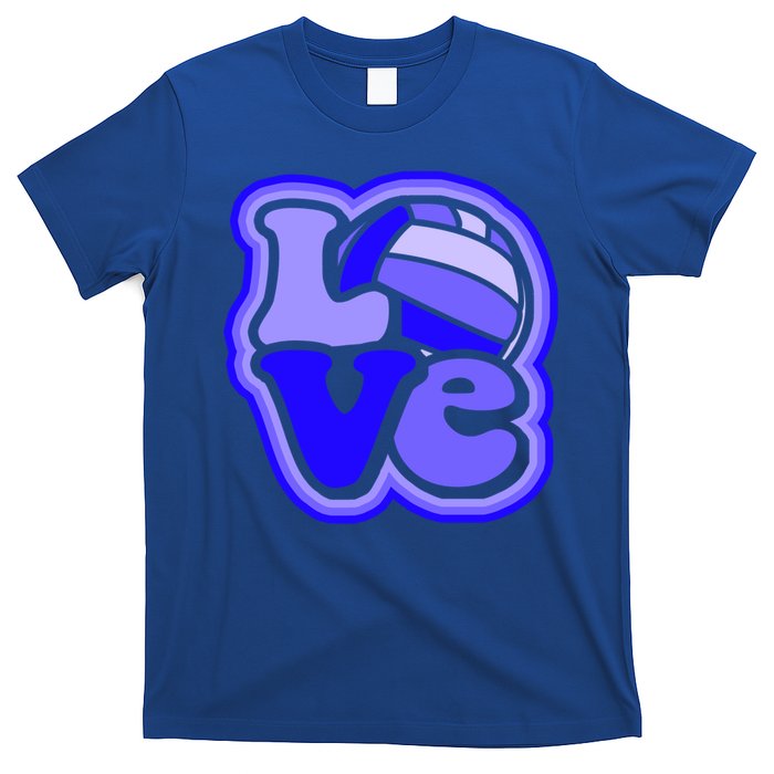 Water Polo Love For Teen And Shades Of Blue Design Cute Gift T-Shirt