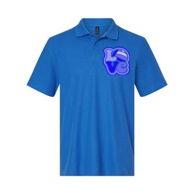 Water Polo Love For Teen And Shades Of Blue Design Cute Gift Softstyle Adult Sport Polo