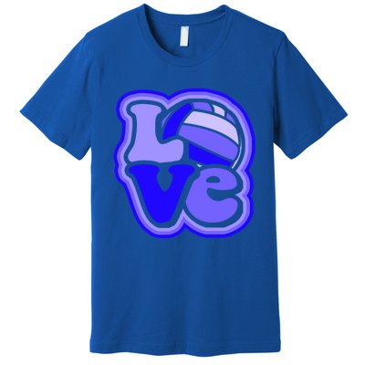 Water Polo Love For Teen And Shades Of Blue Design Cute Gift Premium T-Shirt