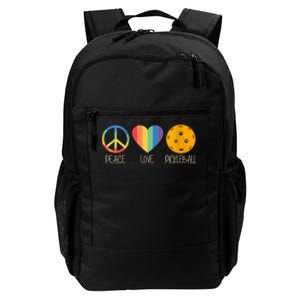 Womens Peace Love Pickleball Daily Commute Backpack