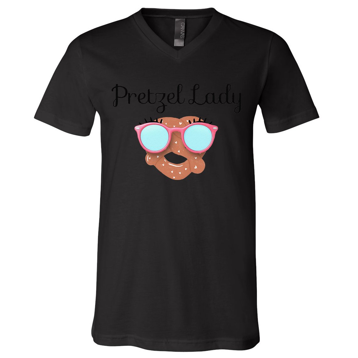 Womens Pretzel Lady, Sonic Mothers Mother's Day, Mom, Matching V-Neck T-Shirt