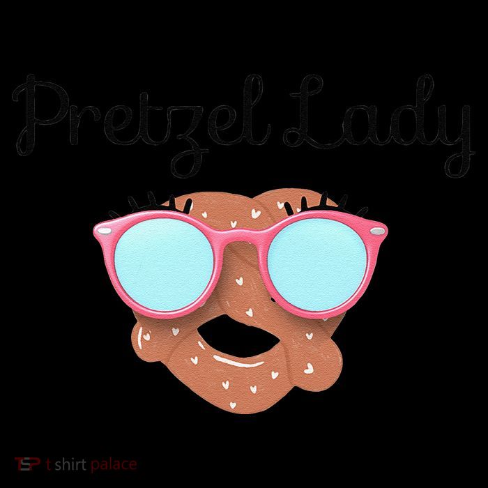 Womens Pretzel Lady, Sonic Mothers Mother's Day, Mom, Matching Women's V-Neck T-Shirt