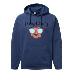 Womens Pretzel Lady, Sonic Mothers Mother's Day, Mom, Matching Performance Fleece Hoodie