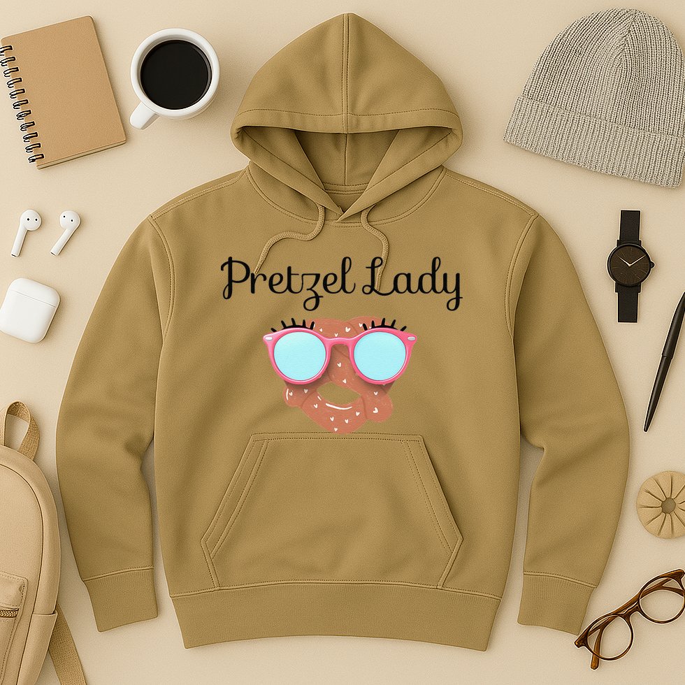 Womens Pretzel Lady, Sonic Mothers Mother's Day, Mom, Matching Hoodie