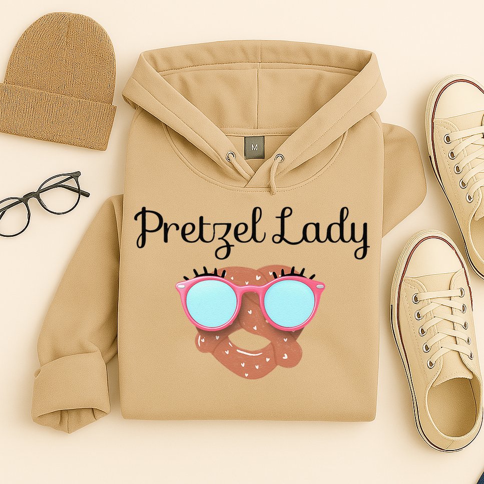 Womens Pretzel Lady, Sonic Mothers Mother's Day, Mom, Matching Hoodie