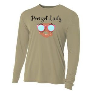 Womens Pretzel Lady, Sonic Mothers Mother's Day, Mom, Matching Cooling Performance Long Sleeve Crew