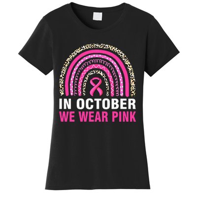 Wear P.I.N.K Leopard Breast Cancer Awareness Women's T-Shirt