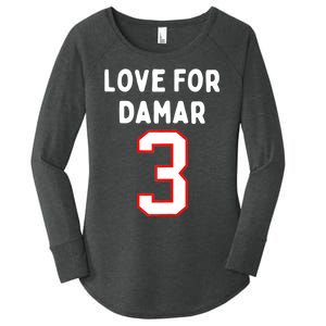 Womens Pray Love For 3 Damar Girl Women's Perfect Tri Tunic Long Sleeve Shirt